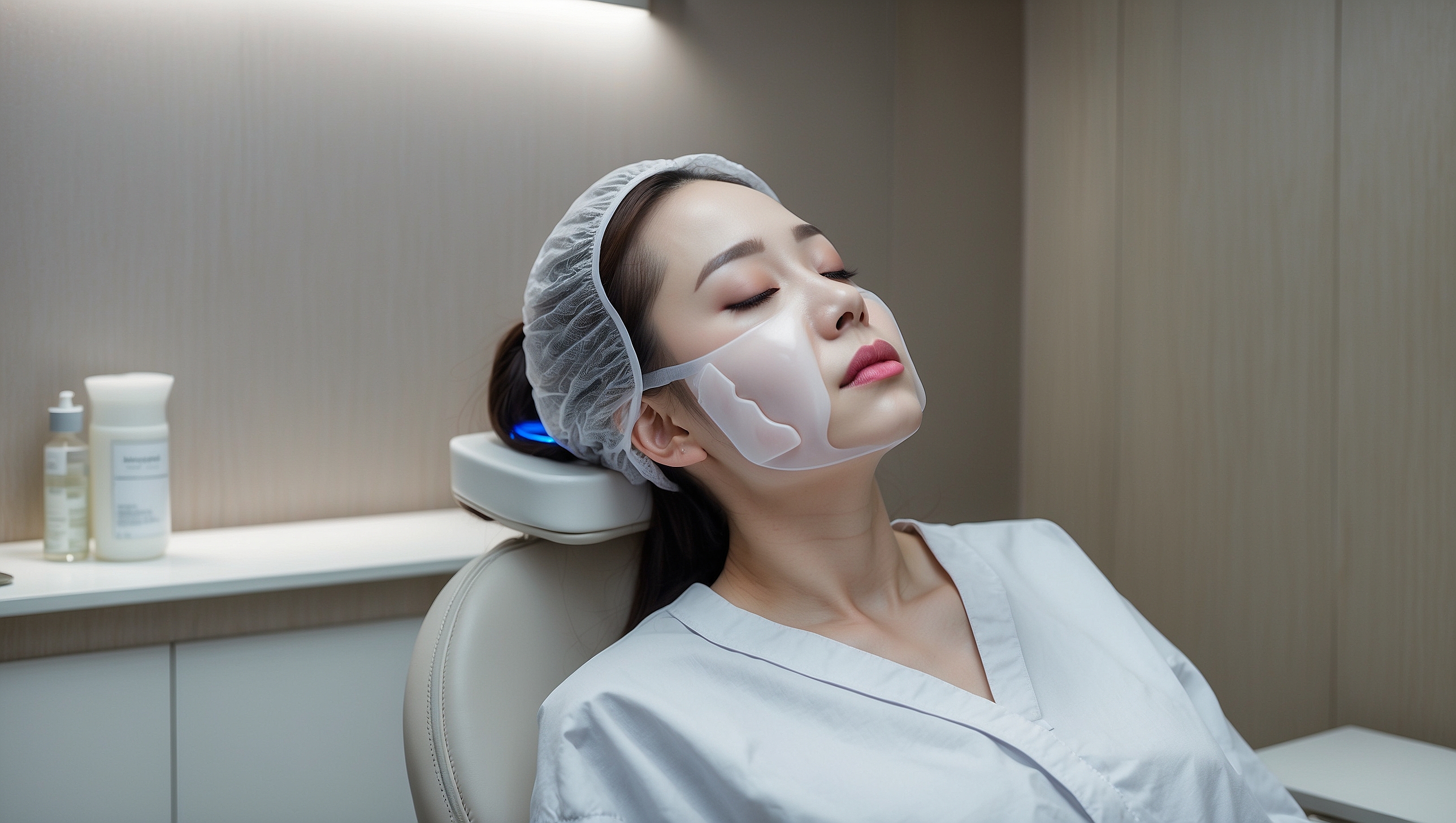 Chin implant Korea chin augmentation V-line surgery Seoul Gangnam